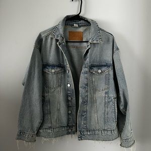 H&M oversized denim jacket XS